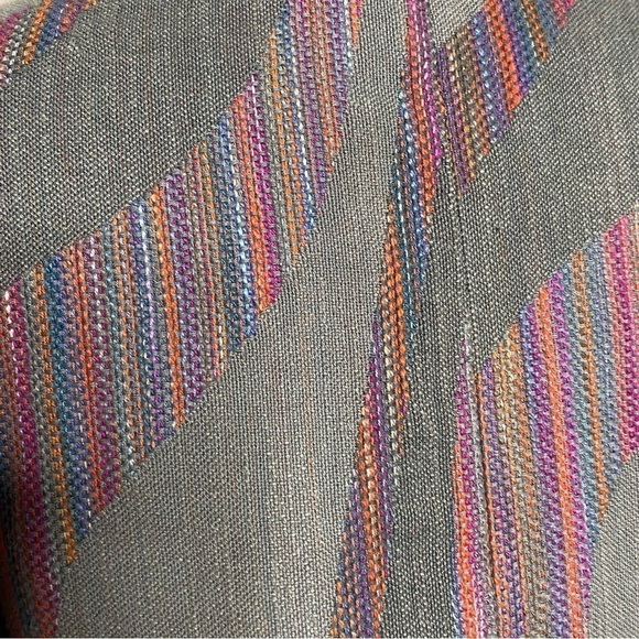 Anthropologie Idra Gray Multicolor Button Front Blazer No Belt - Picture 9 of 9